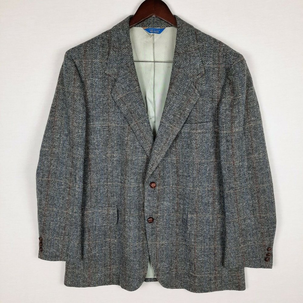 Vintage Pendleton Tweed Blazer Men's 44 Made In USA